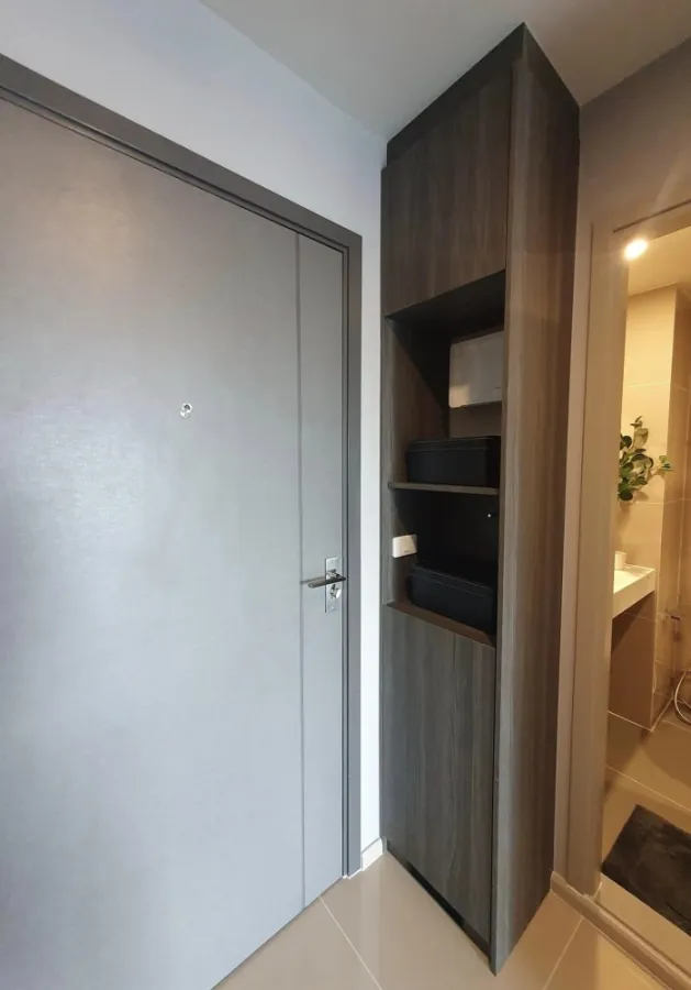 For sale, for rent, Ideo Ratchada-Sutthisan, unblocked view, complete amenities. You can just come in and stay.
