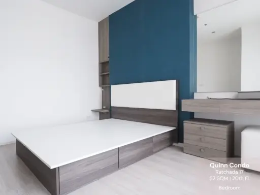 ให้เช่า ขาย Quinn Ratchada 17 ชั้น 20 วิวโล่ง ห้องแต่งครบ พร้อมเข้าอยู่ จองเลย อย่ารอช้า
