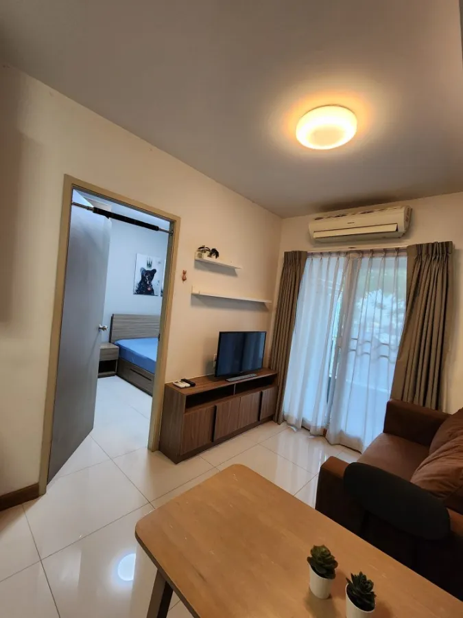 Rent Chapter One, The Campus Kaset, 1 bedroom, good electrical appliances You must reserve quickly like this.