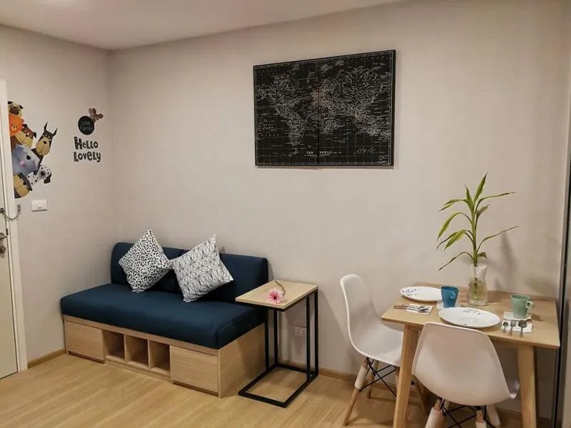 Lovely room, very nice, very nice, 1 bedroom for rent, Plum Alive Rangsit, ready to move in, fully furnished, move quickly