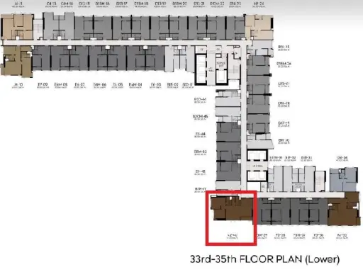 Selling down payment Life Rama 4 - Asoke, 34th floor, full river bend view, great project, great location, book now, don't miss out.