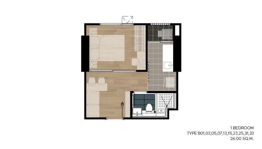 For rent: Aspire Sathorn - Taksin (Copper Zone) fully furnished apartment, ready to move in. Book now!