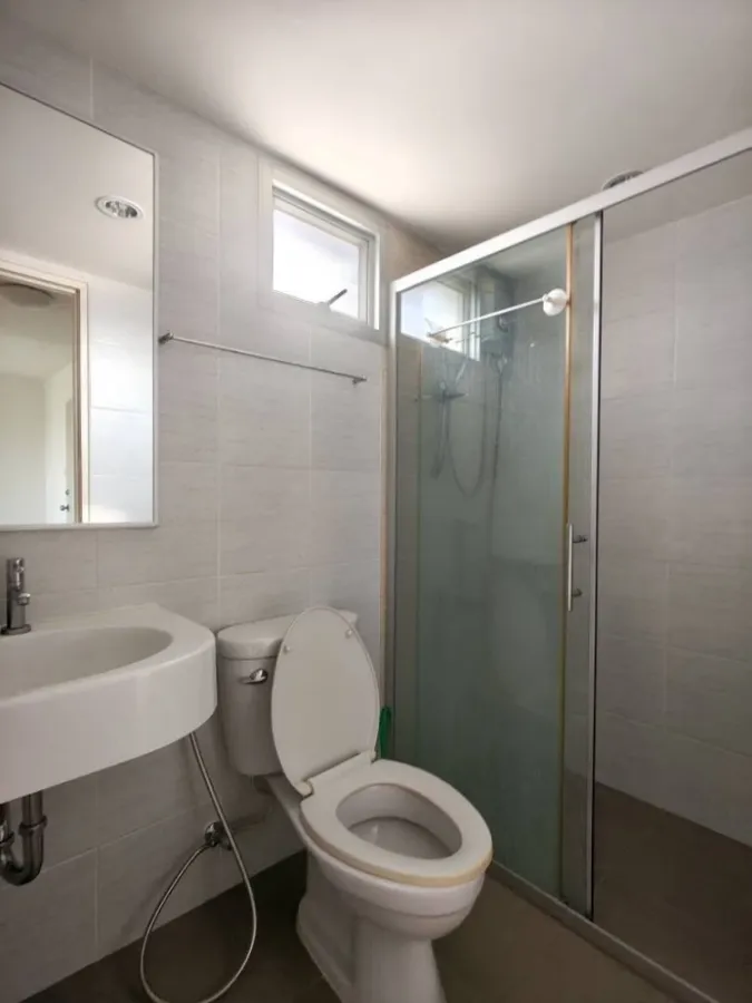 Selling two unfurnished Lumpini Ville Onnut - Ladkrabang units. Spacious, airy, and comfortable. Perfect for those who love decorating their own rooms