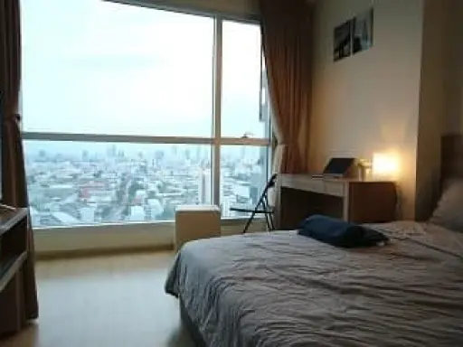 For rent: Rhythm Ratchada-Huaikhwang, ready to move in, high floor, fully furnished, just bring your bags+++