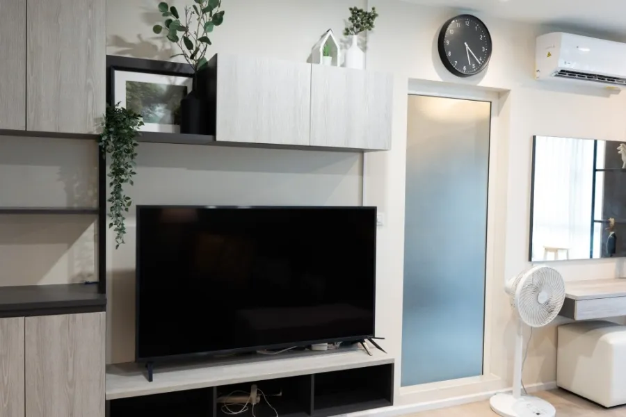 For sale: D Condo Campus Dome Rangsit, Phase 3, Building B, 5th floor, fully furnished, beautiful room, hurry and reserve now.