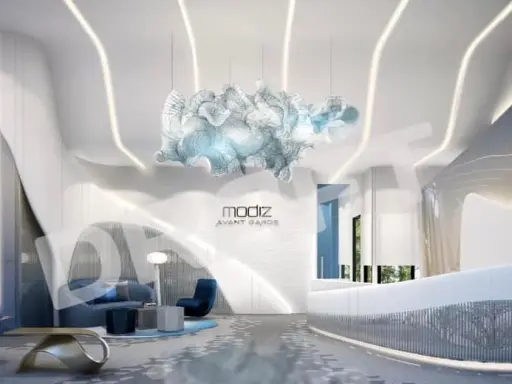 Selling down payment Modiz Avantgarde 1bed vertical, two-story type, high floor, good view, if you miss it, you will regret it later.