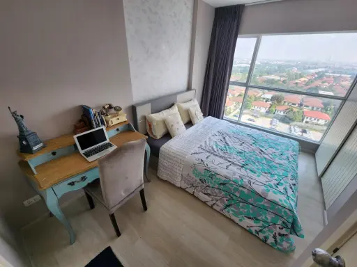 Condo for rent, Aspire Rattanathibet, beautiful view of the river, no buildings blocking it, north direction, cool breeze, hurry and reserve now. images