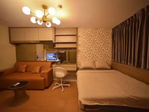 ห้องหรูสไตล์ Modern Luxury เฟอร์บิ้วท์อินอย่าดี จองด่วนที่ ลุมพินี ทาวน์ชิป รังสิต คลอง 1 ให้เช่า