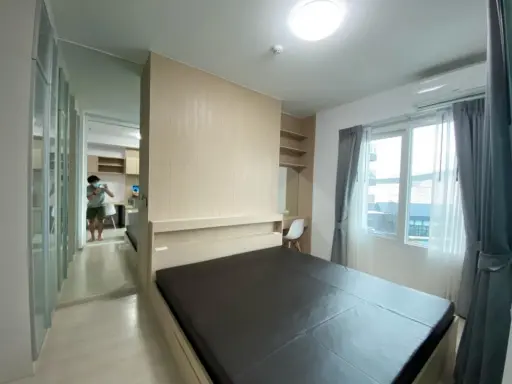 Condo for sale, Chapter One Eco, Ratchada-Huai Khwang, corner room, pool view, build-in, complete, hurry to own