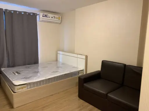 Plum Condo Phaholyothin 89 for rent. North-facing unit with a great view of the outside of the building. Fully furnished and ready to move in.