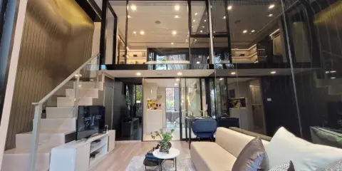 ขาย KnightBridge Space Sukhumvit-Rama 4 ชั้นสูง ห้อง DUPLEX พร้อมสิ่งอำนวยความสะดวกมากมาย จองเลย