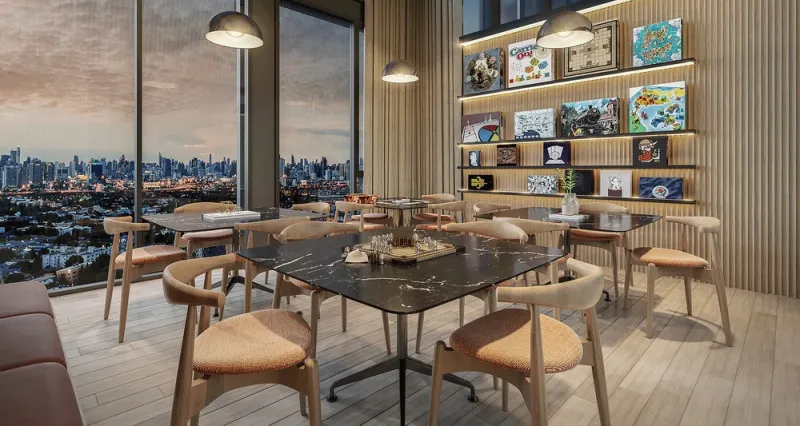 ให้เช่า The LIVIN Ramkhamhaeng ห้องแบบ 1 Bedroom Plus ชั้น 34 วิวดี ลมดี บรรยากาศเงียบสบาย ห้องตกแต่งสวย พร้อมอยู่
