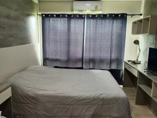 ว้าว ห้องน่าอยู่มาก มีทุกอย่างครบ ห้องกั้นเป็นสัดส่วน รีบจองก่อนหลุดมือที่ Be condo พหลโยธิน ให้เช่า