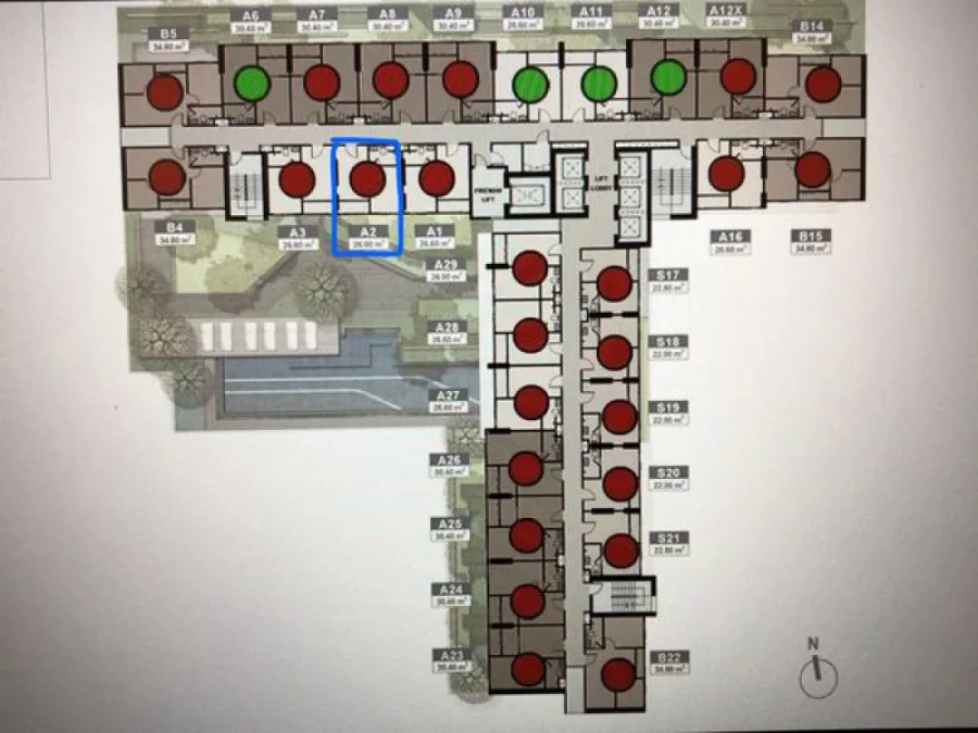 Sale down payment New Noble Srinakarin - Lasalle, garden view and pool, good position, don't wait.