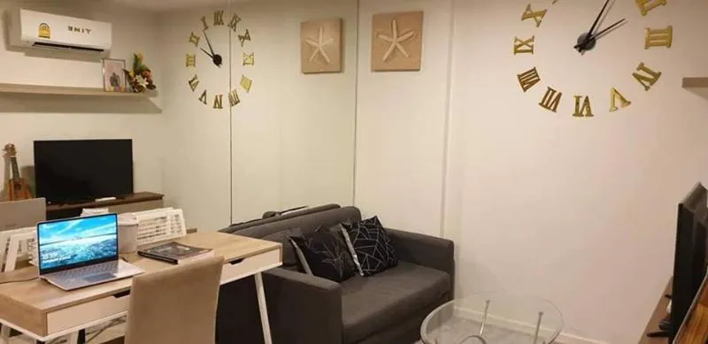 ห้อง 2 นอน น่ารักมุ้งมิ๊ง น่าอยู่น่าย้าย อยู่ได้ 1-3 คน ที่ Kave Condo ห้องสวยพร้อมเข้าอยู่ทุกอย่างใ