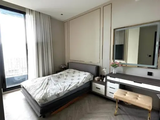 For rent: Chapter Charoennakhon - Riverside. Spacious and comfortable room on the 24th floor with Asiatique view. Convenient and complete amenities. B images