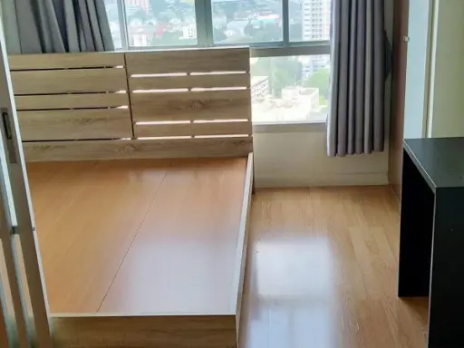For rent, Lumpini Ville Chaengwattana, Pak Kret, 1 bedroom, 1 bathroom, very high view, can book now.