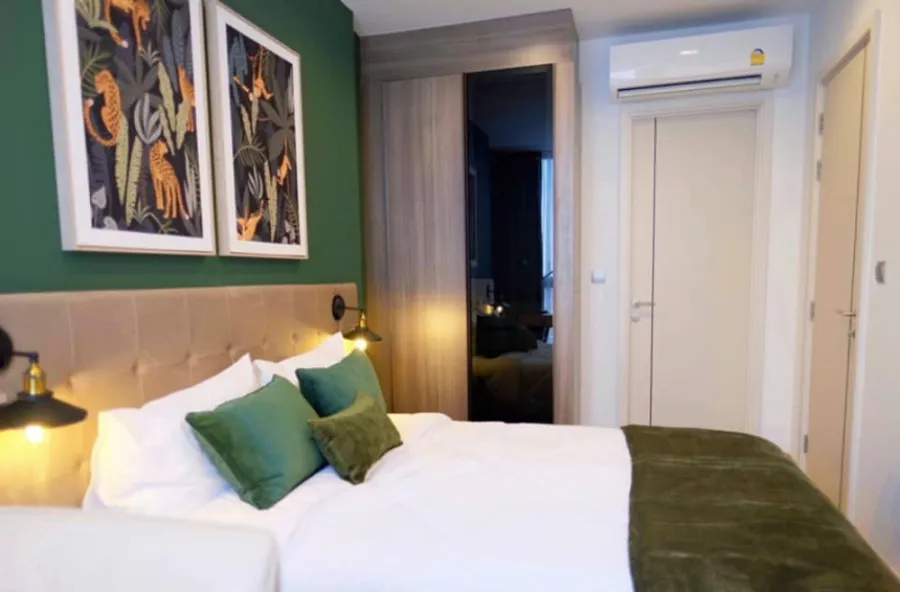 For rent, The Line Phahon- Pradipat, beautiful room, fully furnished + electrical appliances, very good price, tell me, hurry to reserve