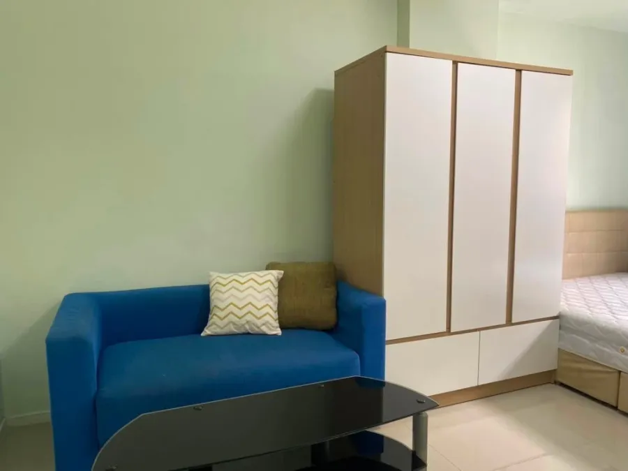 Condo for rent, Lumpini Township Rangsit-Khlong 1, studio room, 6th floor, fully furnished. Book now, don't miss out!