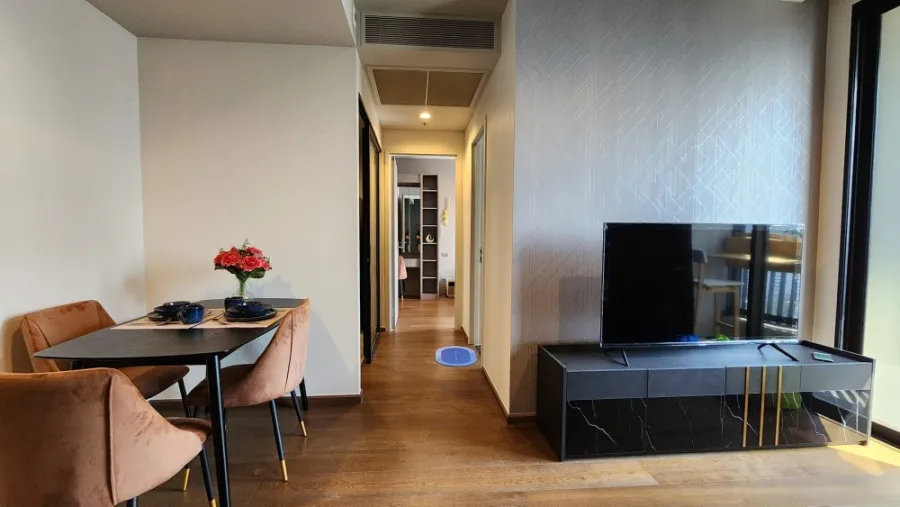 For rent, Ideo Q Sukhumvit 36, 19th floor, Chao Phraya River view, beautiful room, inviting, I can say that it's the best, book now.