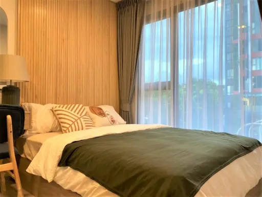 For rent!! Condo The Privacy S 101, large bedroom, fully furnished, ready to move in immediately, hurry up and book now!!