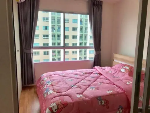 For rent Lumpini Ville Nakhon In Riverview, high floor, pool view. Fully furnished, ready to move in. If interested, reserve now.