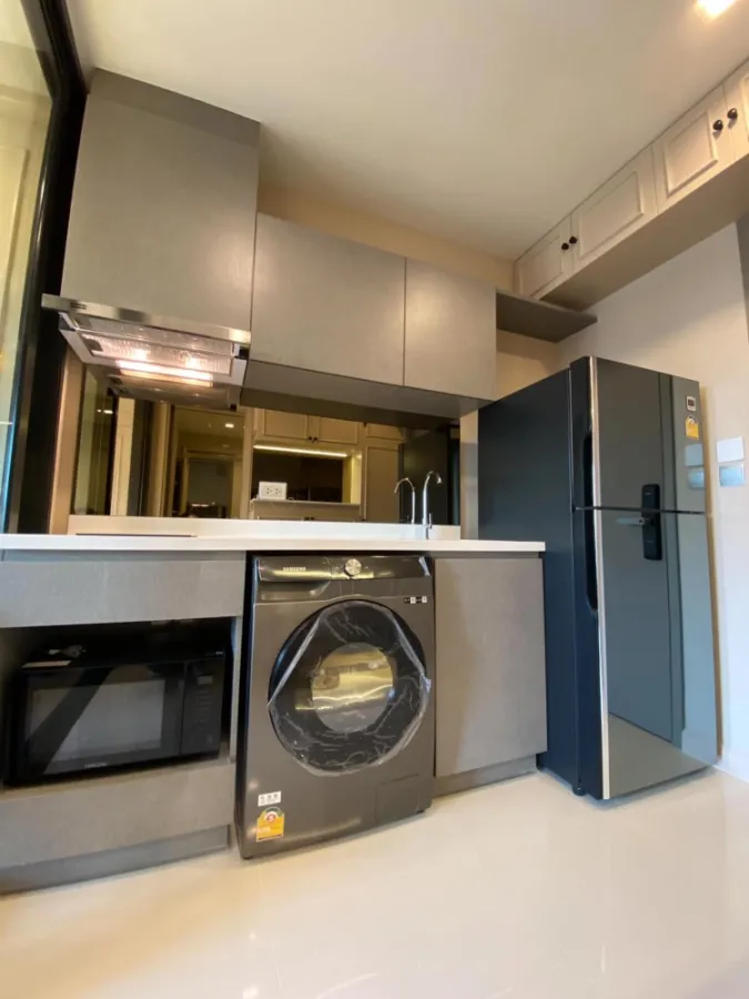 Condo for rent, Life Asoke Hype, Makkasan garden view, open view, not blocked, very beautiful, hurry to book!!