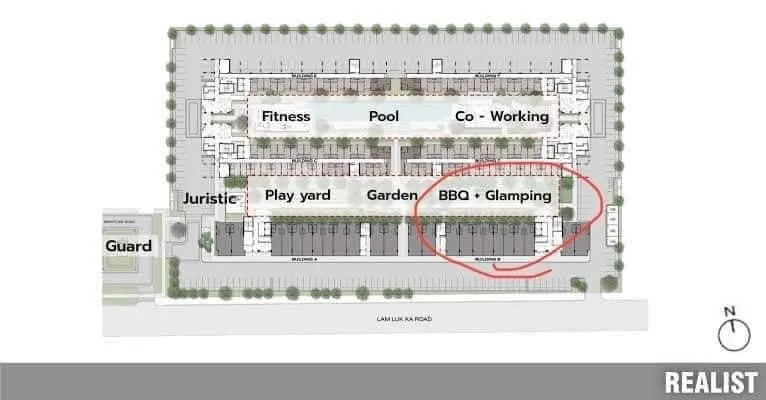 Selling down payment New Cross Khu Khot Station, Building B, 7th floor, good project, nice location, book now, don't miss it.