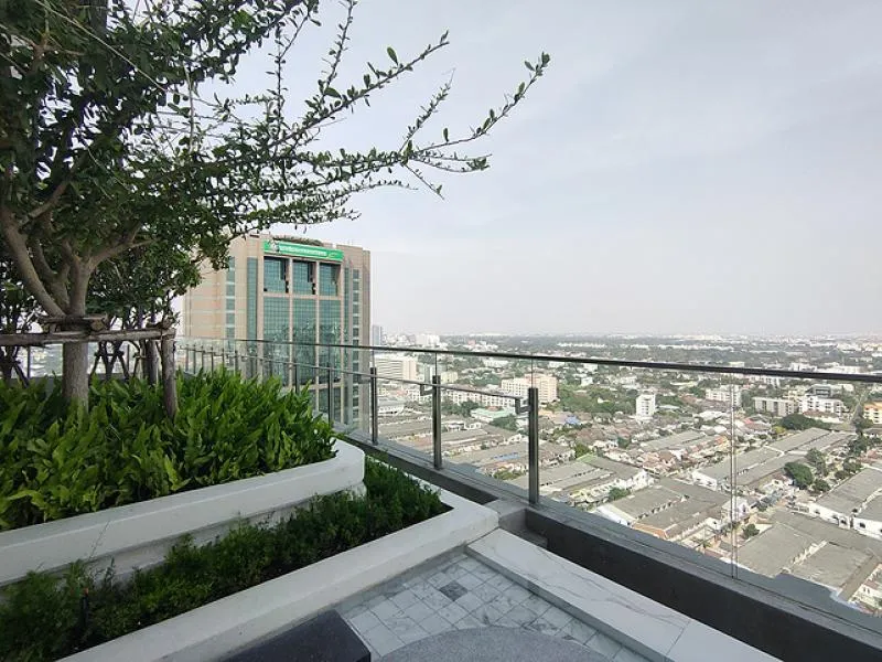 Beautiful rental room, fully furnished, ready to move in at Miti Chiva Kasetsart, 1 bedroom 23.43 sq m. Drag your bags in.