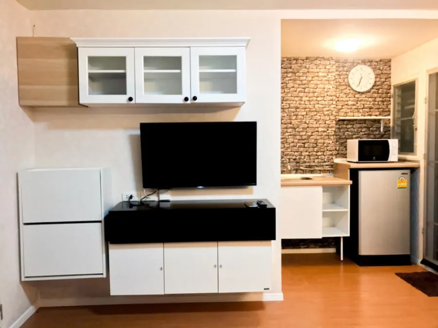 This room is very recommended. Condo for rent, Lumpini Township, Rangsit, Khlong 1, nice room, beautiful view, book quickly.