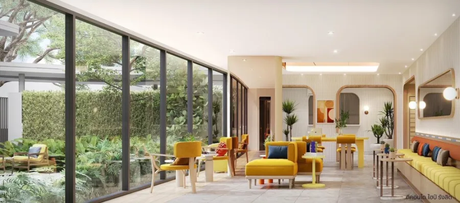 ขายดาวน์ ดีคอนโด ไฮป์ รังสิต ชั้น 4 ห้องขนาด 24.25 ตรม. Fully furnished สนใจเป็นเจ้าของ จองเลย