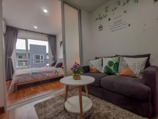 For rent!! Condo Regent Home Sukhumvit 81, 8th floor, Building C, beautiful room, fully furnished, near BTS like this, must reserve quickly!!