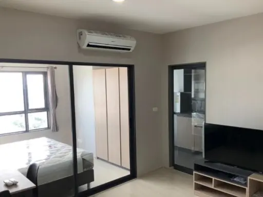 For rent, IDEO Sukhumvit 115, 34 sq m, city view, no buildings blocking it, complete furniture + electrical appliances, reserve quickly. images