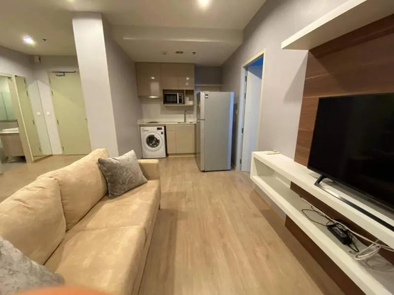 For rent, Ideo Q Ratchathewi, the most beautiful room, 2 bedrooms, fully furnished, good view, central area, very good, book now, hurry up
