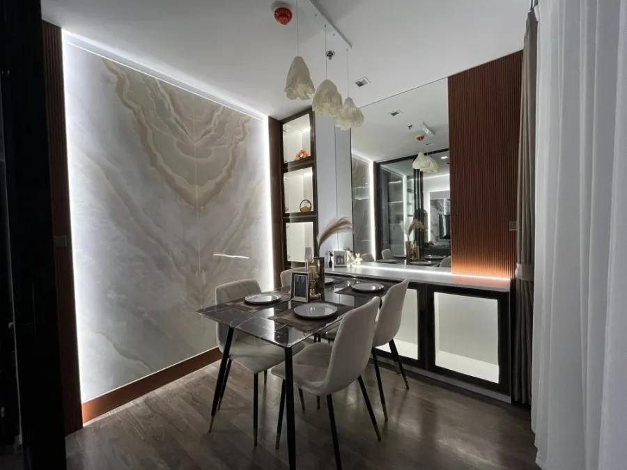 For rent: Life Ladprao Valley, beautiful room, built-in marble bedroom wall, very cool, fully furnished. Can you not reserve it?