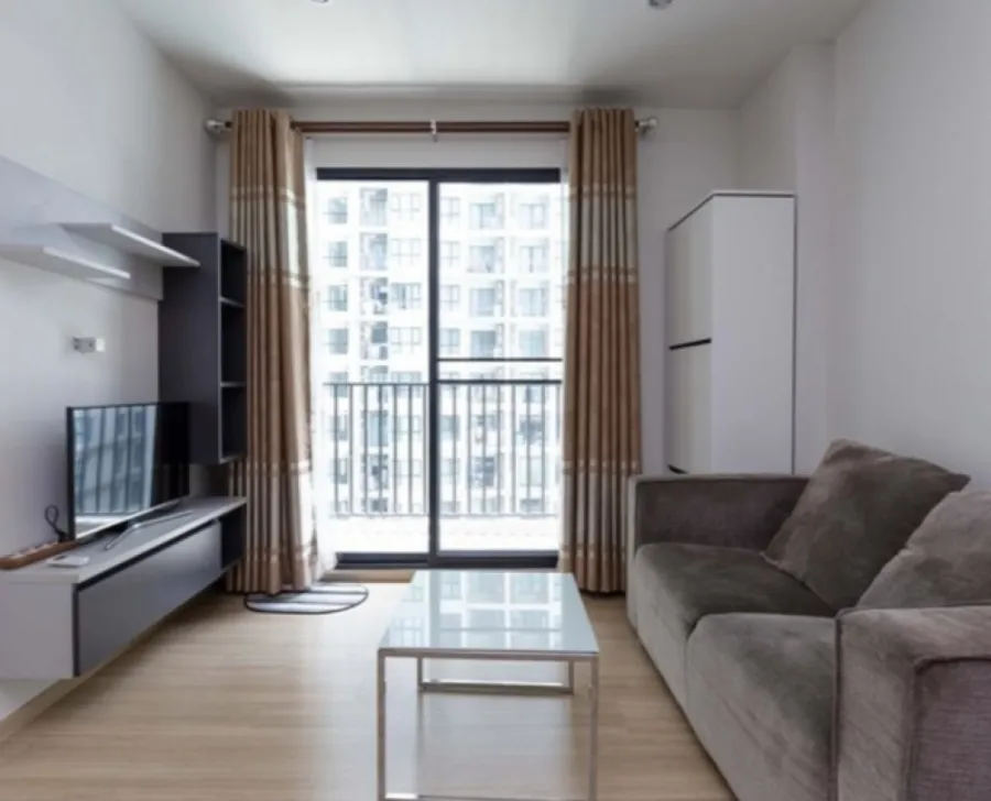 For rent The Base Chaengwattana, very beautiful room, next to the war super soft mattress This room is extremely rare, don't miss it.
