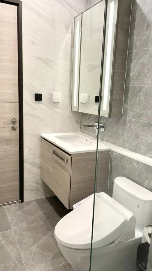 Condo for rent, The Crest Park Residences, decorated in minimalist style, mini-kind, good like this, do not miss a reservation.