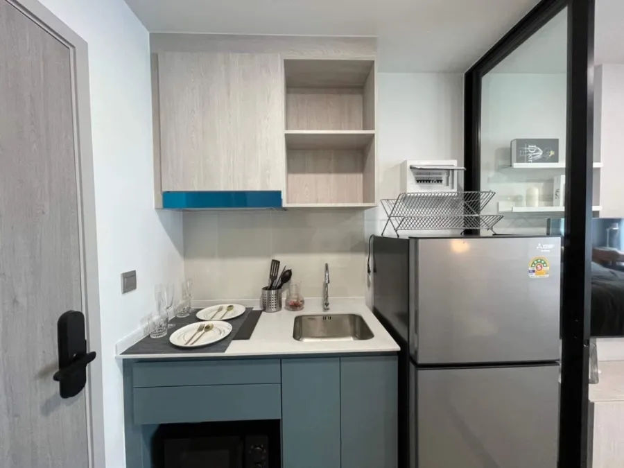 ให้เช่า เคฟ ซี้ด เกษตร วิวสวนของโครงการร่มรื่นมาก ห้องแต่งสวย style Modern Minimal รีบจองให้ไว
