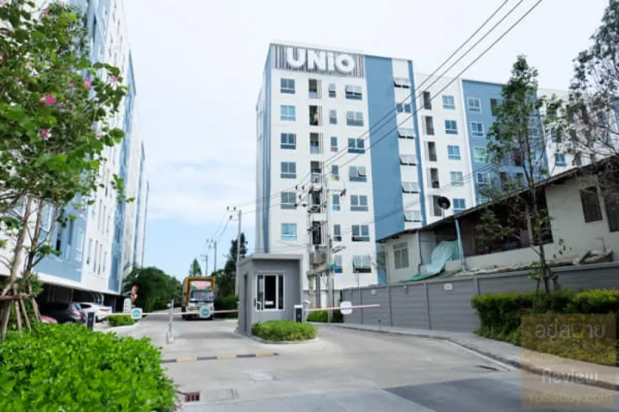 Condo for sale, Unio Charan 3, empty room with air conditioner and curtains, don't wait !!
