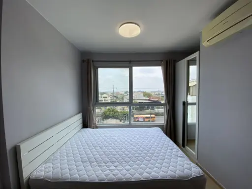 Nice room, nice to live in. Plum Condo for rent, Bang Khae Studio, Building B, everything is complete, just come and get it. Urgent.