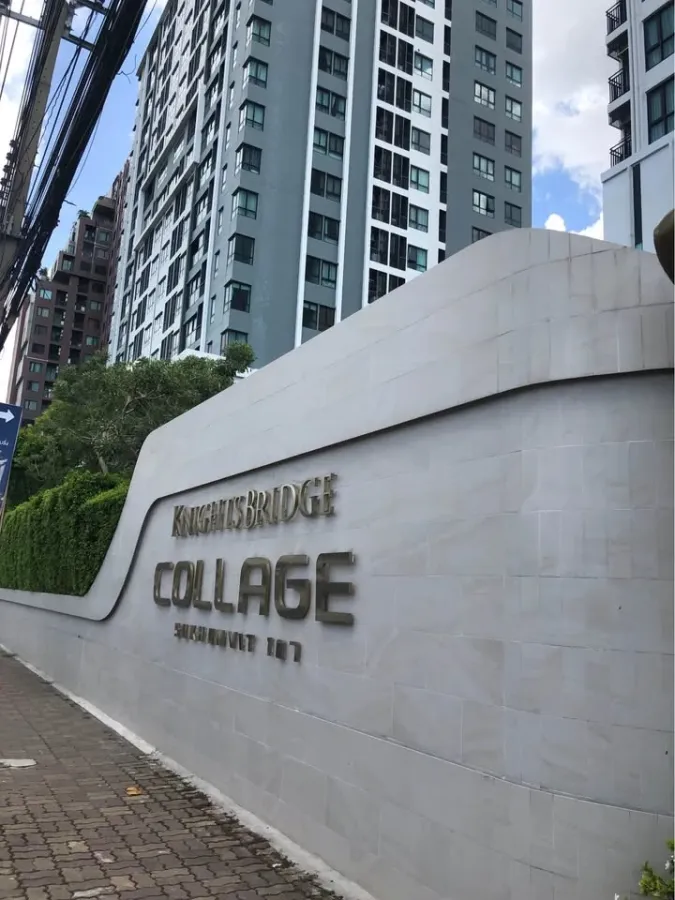 🔥 Condo for Rent at KnightsBridge Collage Sukhumvit 107 near BTS Bearing | 1 Bedroom Fully Furnished Ready to Move In
