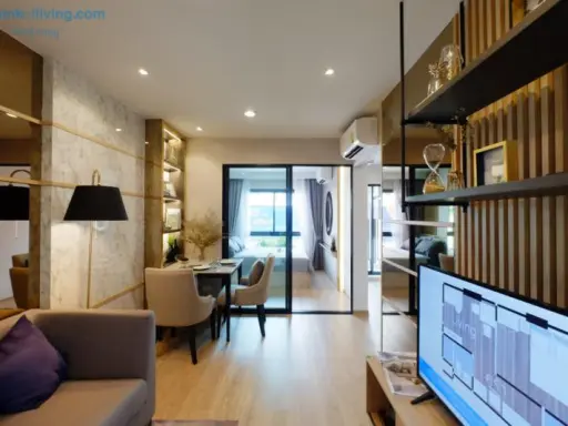 For rent, Condo Hi Sukhumvit 93, 2nd floor, Building B, near fitness and swimming pool, easy to go up and down