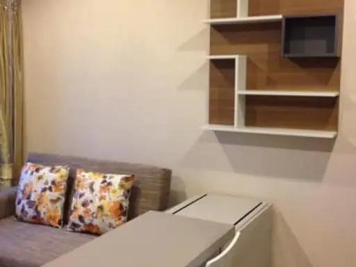 Sell/Rent The Key Chaengwattana, this room is very nicely decorated, good view, built-in furniture, adjustable sofa bed. Very worthwhile. Must book ++