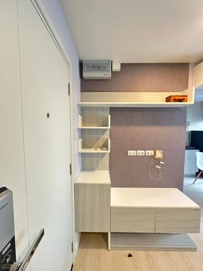 For rent: The Cube Condo Nawamin-Ramintra, corner unit, 8th floor, with project view. Special price available! Book now, don't wait!