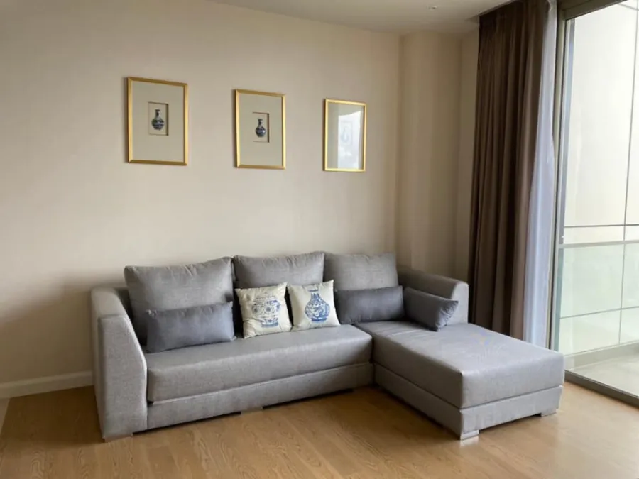 Condo for rent, Magnolias Waterfront Residences (Icon Siam), high floor, beautiful river view, don't miss it.