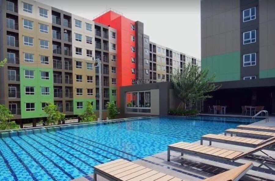 For rent: Lumpini Ville Rat Burana-Riverview 2, nice room, fully furnished, 5th floor, river view, book now.