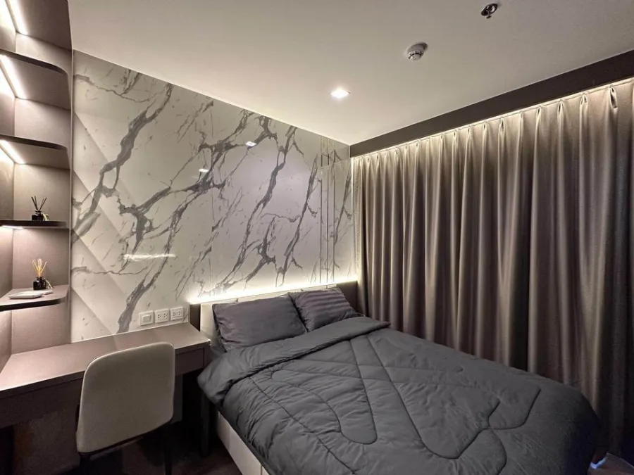 ให้เช่าคอนโด The Politan Aqua ห้องแต่งพร้อมอยู่ เฟอร์นิเจอร์ built-in ครบ เครื่องใช้ไฟฟ้าครบ จองเลย