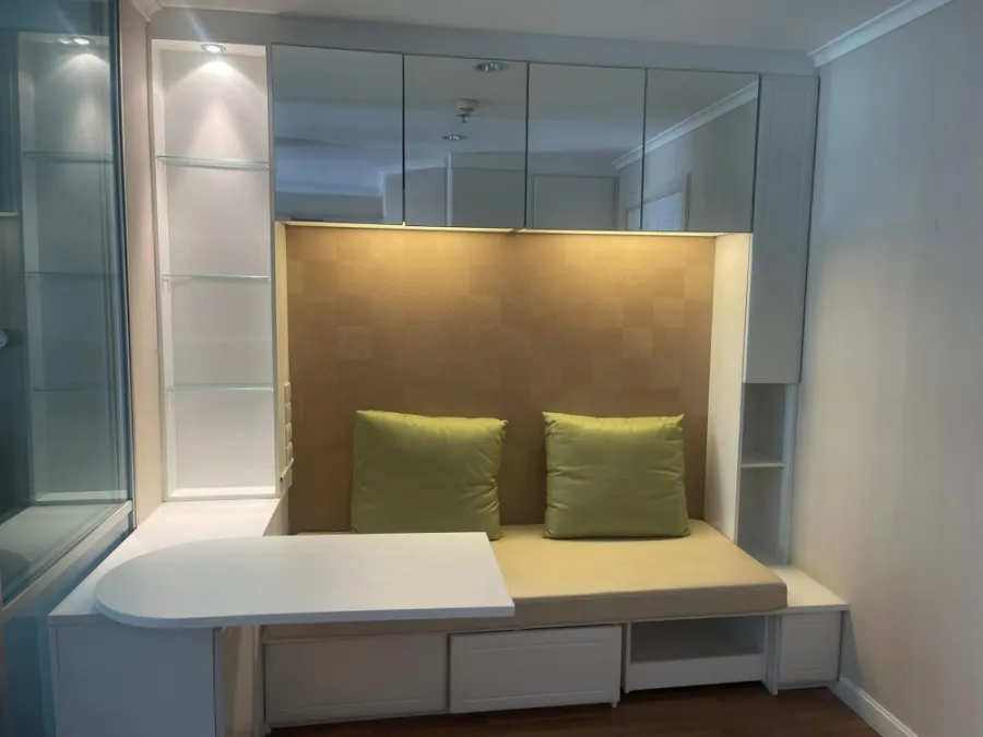 For sale: Lumpini Park Riverside-Rama 3, 27th floor, fully decorated, built in, ready to move in. If you don't reserve, you'll miss out.