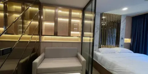 ให้เช่า Kave Town Shift 1 bedroom extra ขนาด 29 ตร.ม. ห้องตกแต่งหรู่หรามาก อย่ามัวแต่มองรีบจองเลยจ้า