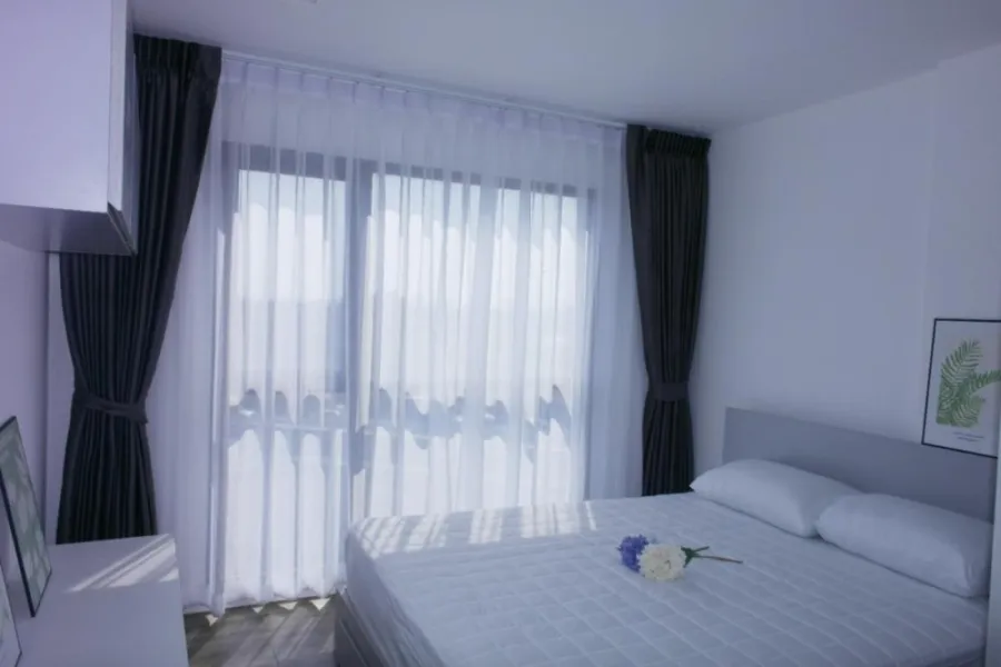 Condo for rent, Modiz Interchange, beautiful room, fully furnished, convenient travel, hurry.